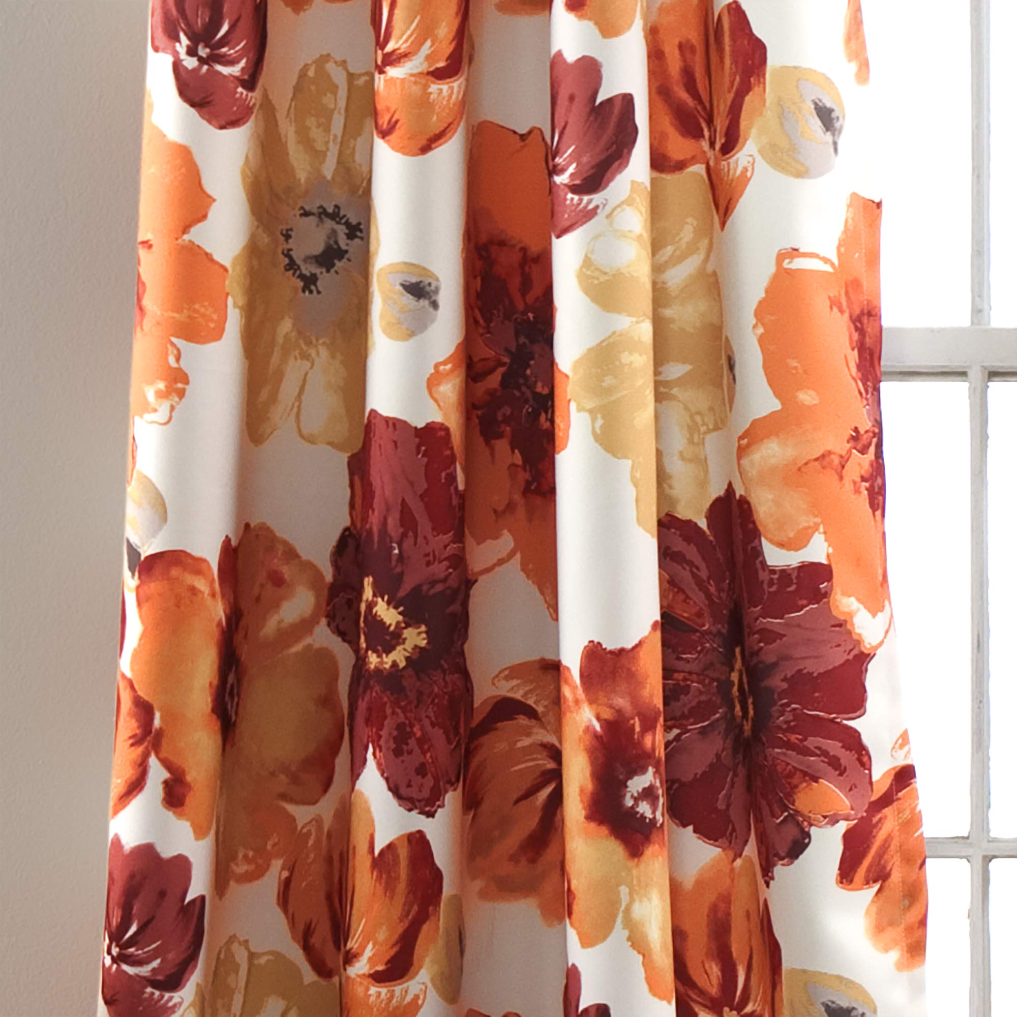 Amazon｜Lush Decor Leah 遮光カーテン ペア、84 インチ x 52 インチ